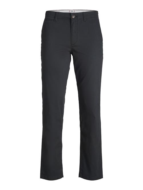 JACK & JONES Lærredsbukser 'JWHMarco Fred'  sort