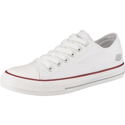 Dockers by Gerli Slip On  rød / sort / hvid