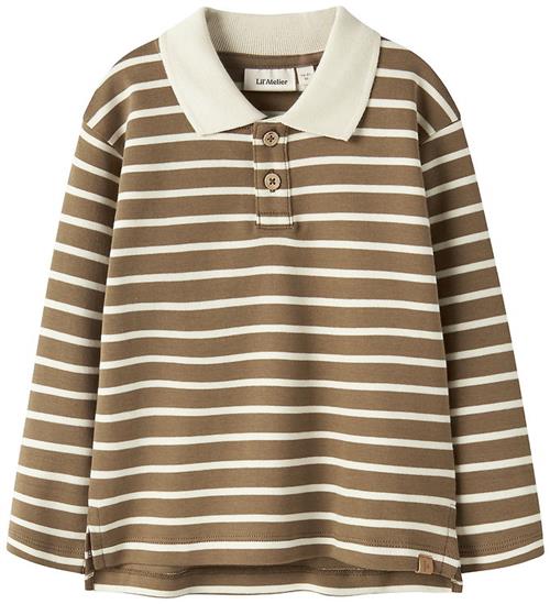 Lil Atelier Polobluse - Loose - NmmLimia - Kangaroo/Turtledove