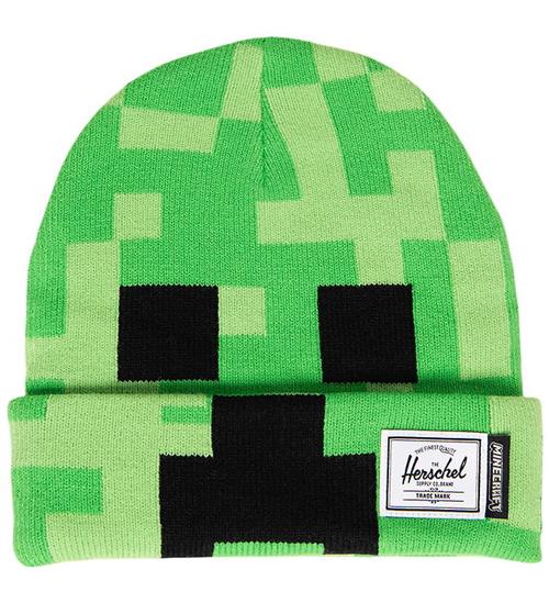 Herschel Hue - Strikket - Elmer Kids - Minecraft - Creeper