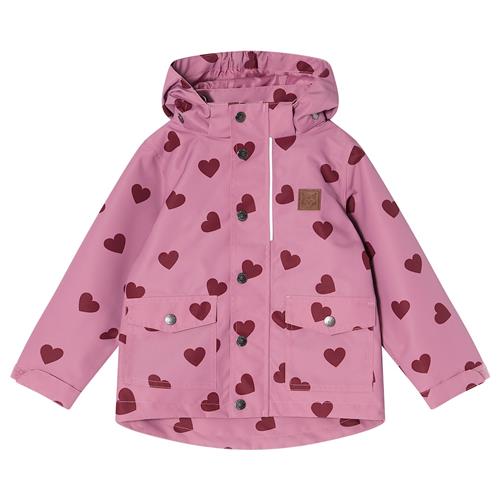 Kuling Stockholm Skaljakke Mauve Hearts  Mauve Hearts-98 cm  Lyserød  98 cm  Drenge, Piger