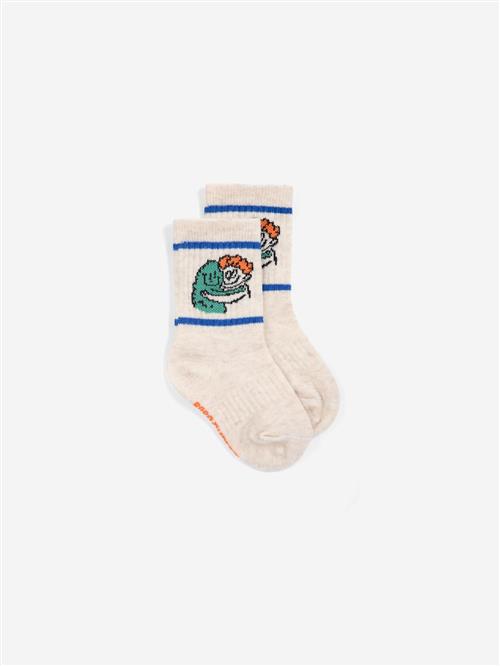 Bobo Choses Hug Hairy Monster Korte Sokker Offwhite  Offwhite 20-22 EU  Hvid  20-22 EU  Drenge, Piger