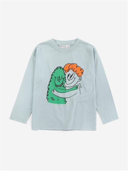 Bobo Choses Hug Hairy Monster T-shirt Light Blue  Light Blue 8-9 Y  Blå  8-9 år  Drenge
