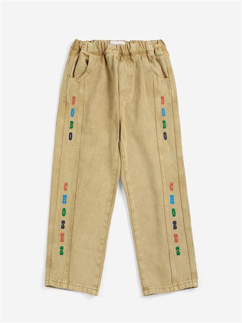 Bobo Choses Bukser I Twill Khaki  Khaki 6-7 Y  Brun  6-7 år  Drenge