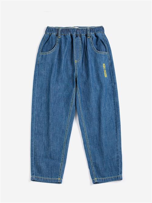 Bobo Choses Taxi Saurus Jeans Midnight Blue  Midnight Blue 2-3 Y  Blå  2-3 år  Drenge