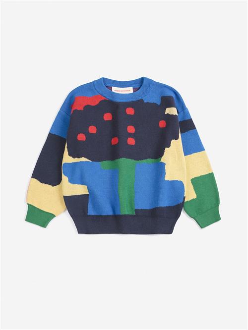 Bobo Choses Paint Forest Jacquard-trøje Multicolor  Multicolor 10-11 Y  Gul  10-11 år  Drenge, Piger