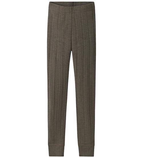 Name It Leggings - Uld - Rib - NkmWang - Morel