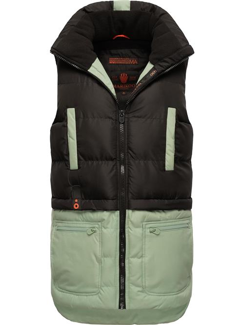 MARIKOO Vest 'Kiraraa'  mint / sort