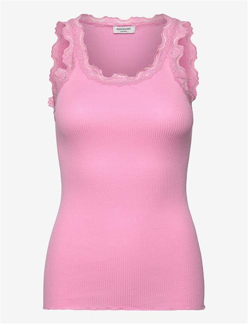 Rosemunde | Rwbabette Silk Sl U-Neck Long Lace | S