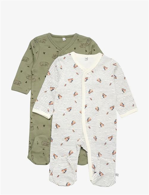 Pippi | Nightsuit W/F -Buttons 2-Pack | 92