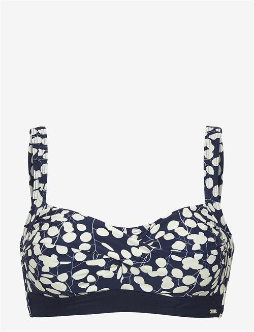 Abecita | English Garden Twisted Bikini Bra Navy/White | D/E x 85