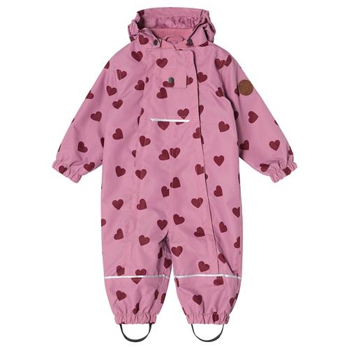 Kuling Milano Overtræksdragt Med Skal Mauve Hearts  Mauve Hearts-92 cm  Lyserød  92 cm  Drenge, Piger