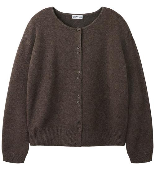 Name It Cardigan - Strik - NkfLemina - Chocolate Brown