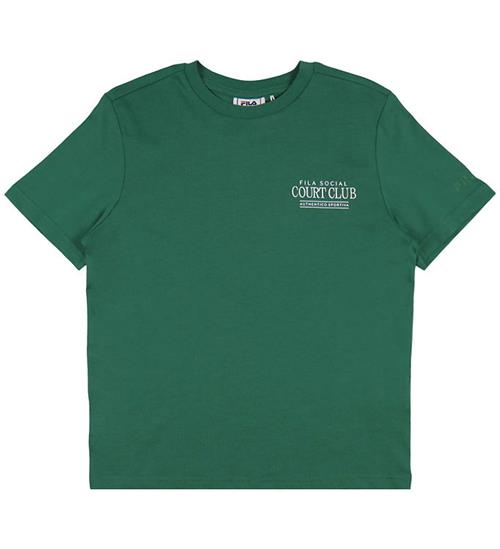 Fila T-Shirt - Montanelli - Posy Green m. Print
