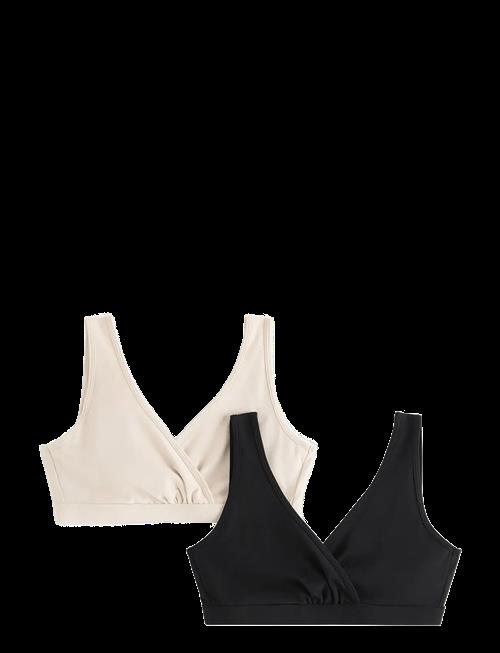 Lindex | Bra Nursing Wrap Top Co 2 P | XL x 2