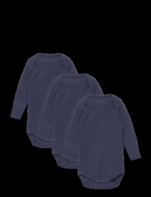 Copenhagen Colors | 3 Pack Rib Jersey Long Sleeve Body | 62