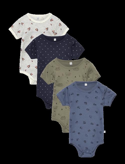 Pippi | Body Ss Ao-Printed (4-Pack) | 98