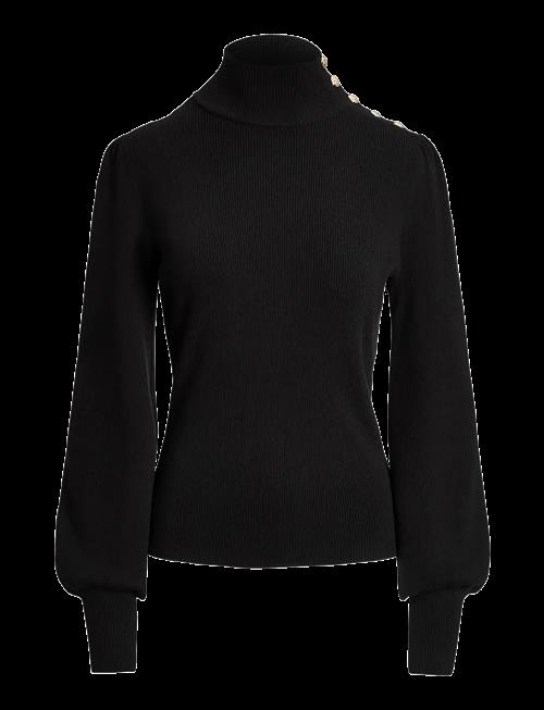 Lauren Ralph Lauren | Button-Trim Mockneck Sweater | L