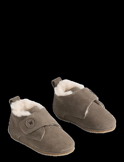 Wheat | Taj Wool Indoor Shoe | 22