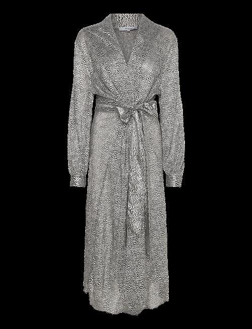 Minus | Mslimea Glitter Maxi Wrap Dress | 38