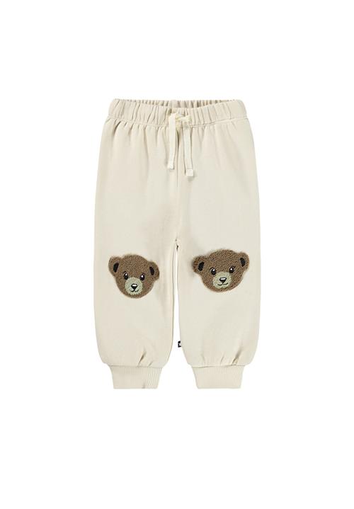 Molo GOTS Simeon Joggingbukser White Noise  White Noise 86 cm  Hvid  86 cm  Drenge, Piger
