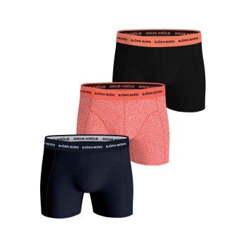 Björn Borg 3P Cotton Stretch Boxer 1565 Flerfarvet-2 bomuld Large Herre