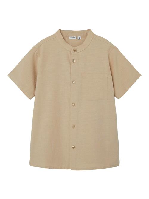 NAME IT Skjorte 'NKMFaher'  mørkebeige