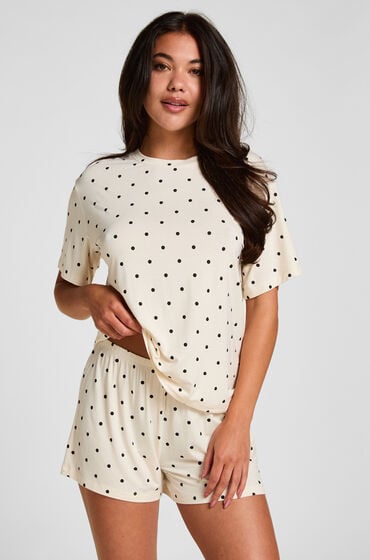 Hunkemöller Pyjamas Set Loose Hvid