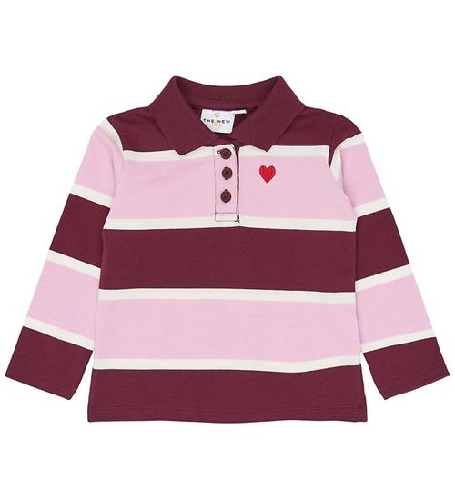 The New Siblings Polo - TnstVidalia - Burgundy Striped