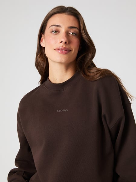 Björn Borg Studio Oversized Sweatshirt Brun, XXL