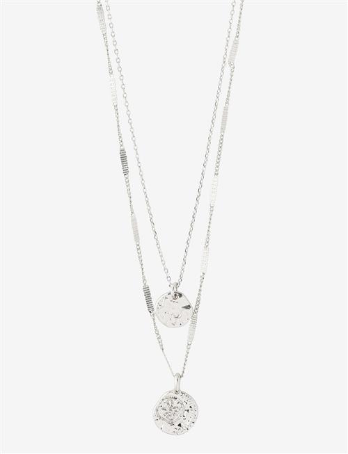 Pilgrim | Haven 2-In-1 Coin Necklace Silver-Plated | ONE SIZE