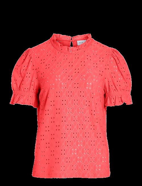 Vila | Vikawa S/S Flounce  Top - Noos | XL