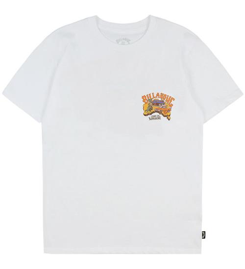 Billabong T-shirt - Straya - Hvid m. Print