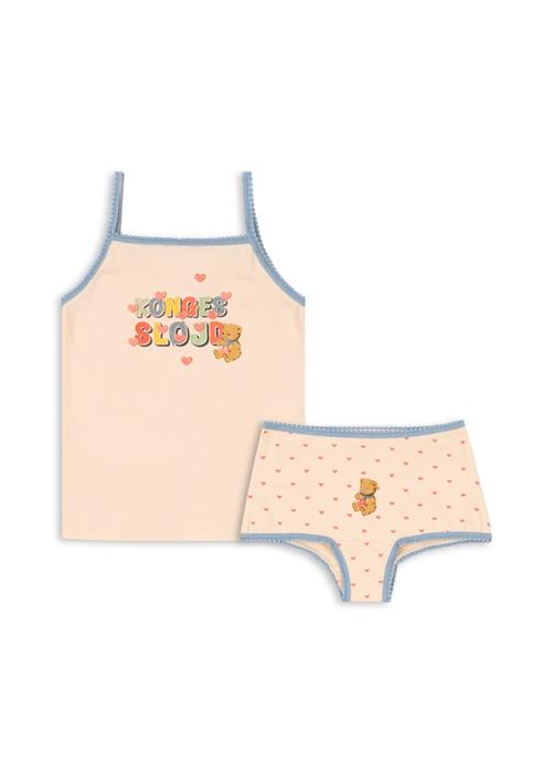Konges Sløjd Basic Undertøjssæt Teddy Coeur  Teddy Coeur-7-8Y  Lyserød  7-8 år  Piger