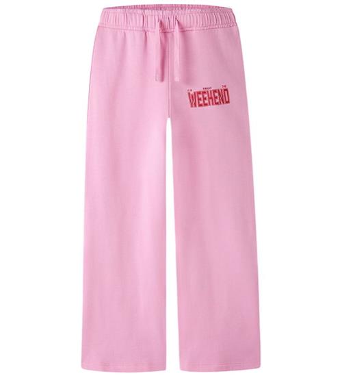 Name It Sweatpants - Wide - NkfLioca - Begonia Pink