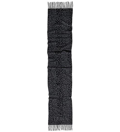 Lala Berlin Tørklæde - Uld - 180x38 cm - Black Leo