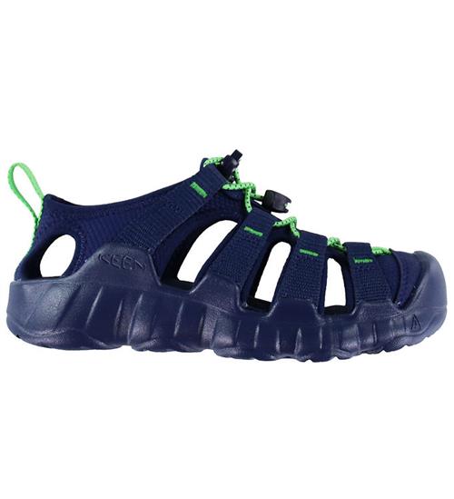 Keen Sandaler - Hyperport H2 Y - Naval Academy/Vibrant Green