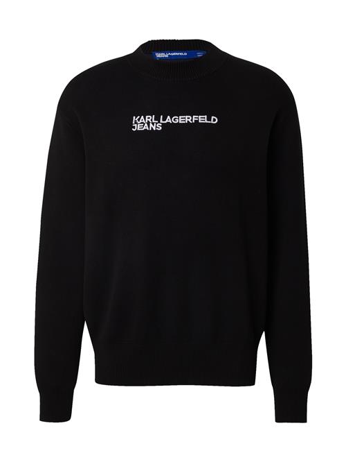 KARL LAGERFELD JEANS Pullover  sort / hvid