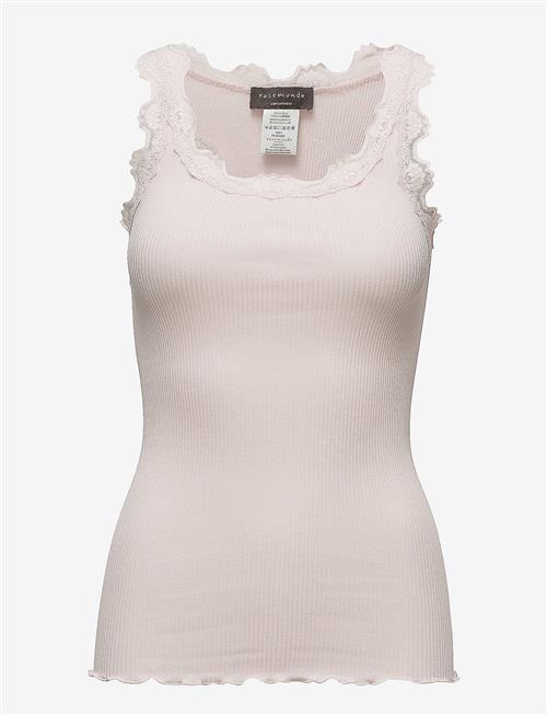 Rosemunde | Rwbabette Silk Sl U-Neck Long Lace Top | XL