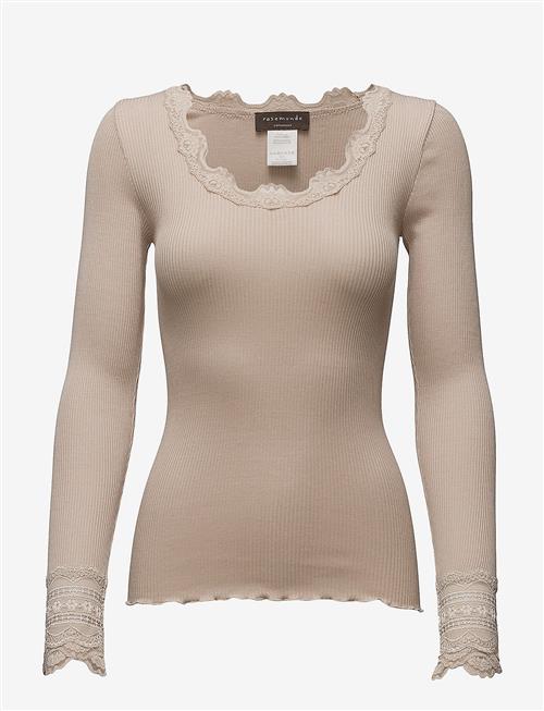 Rosemunde | Silk T-Shirt W/ Lace | XL