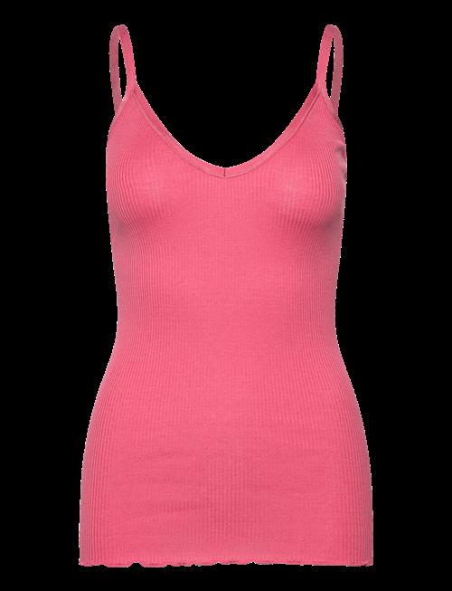Rosemunde | Rwbelle Silk Sl V-Neck Elastic Top | M