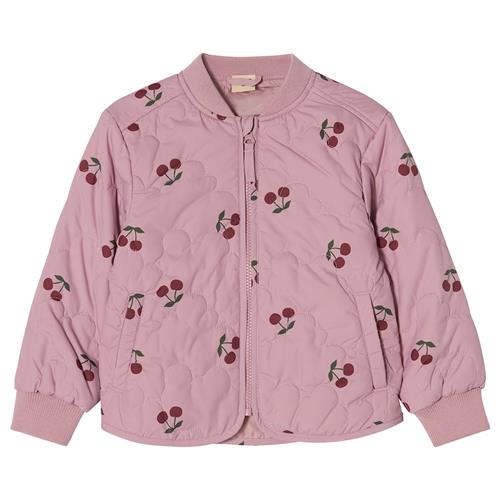 Kuling Lille Vatteret Jakke Dusty Pink Cherry  Dusty Pink Cherry-86 cm  Lyserød  86 cm  Drenge, Piger