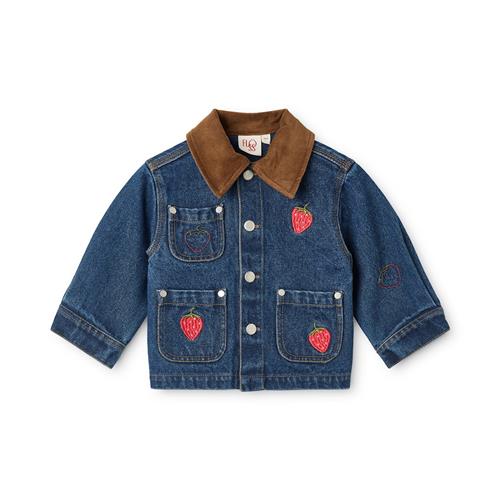 Flöss Sage Jakke Mid Blue  Mid Blue 3-4 Y  Blå  3-4 år  Piger