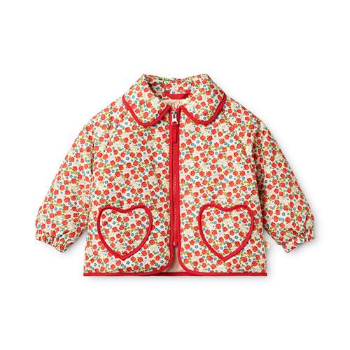 Flöss Mila Jakke Dusty Rose  Dusty Rose 5-6 Y  Rød  5-6 år  Piger