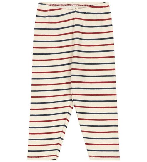Konges Sløjd Leggings - Rib - Voco Modal - Tricolore Bleu