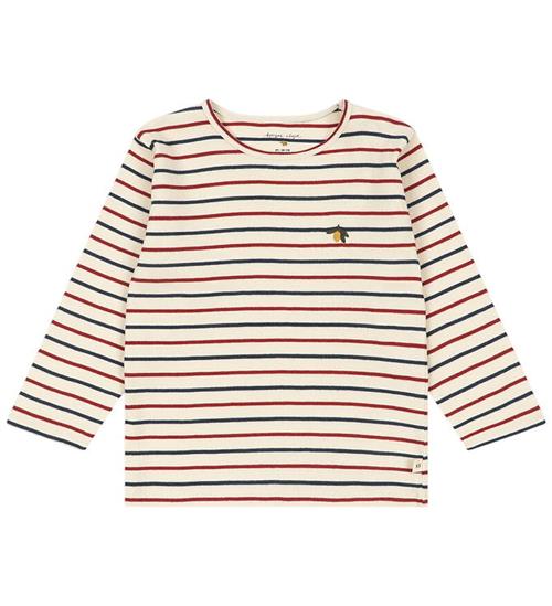 Konges Sløjd Bluse - Rib - Voco Modal - Tricolore Bleu