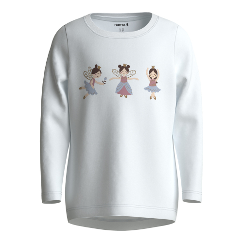 NAME IT Bluse Vix Bright White Fairies
