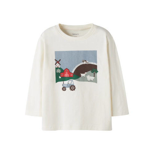NAME IT Bluse Victor Antique White Farm