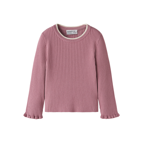 NAME IT Striktrøje Leanna Lilas