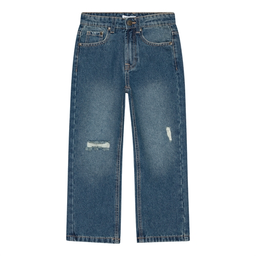 BIRKHOLM Jeans Straight Fit Vintage Blå